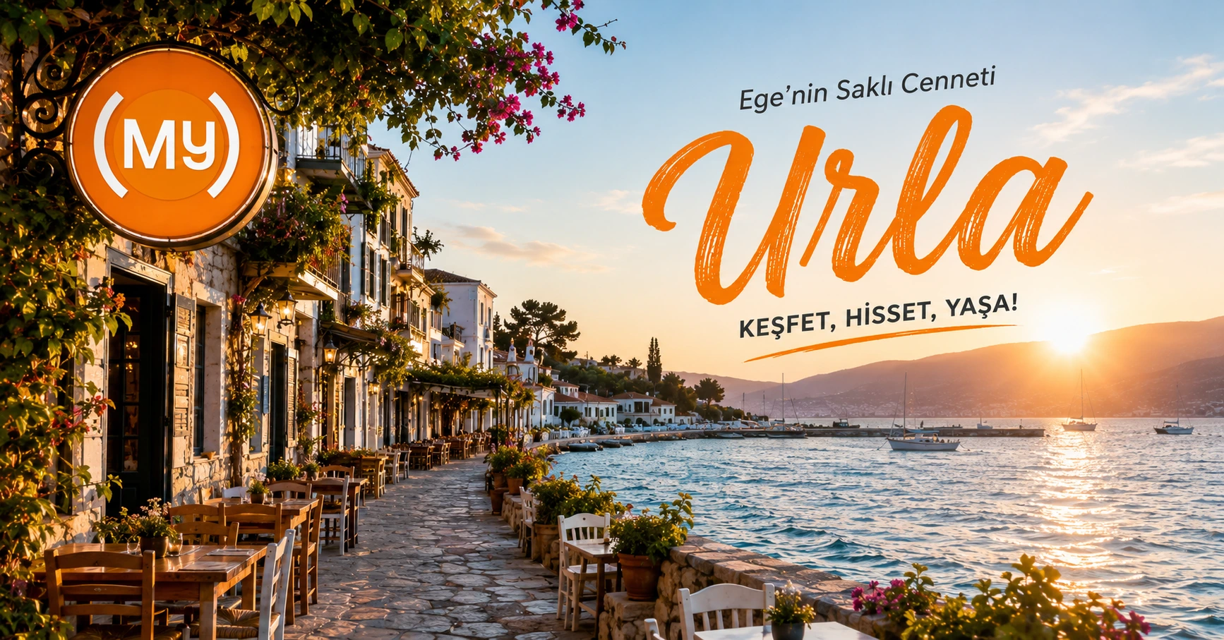 Urla'de gezilecek yerler, bağ rotaları, Demircili Koyu, Urla Sanat Sokağı ve Ege'nin doğal güzellikleri.
