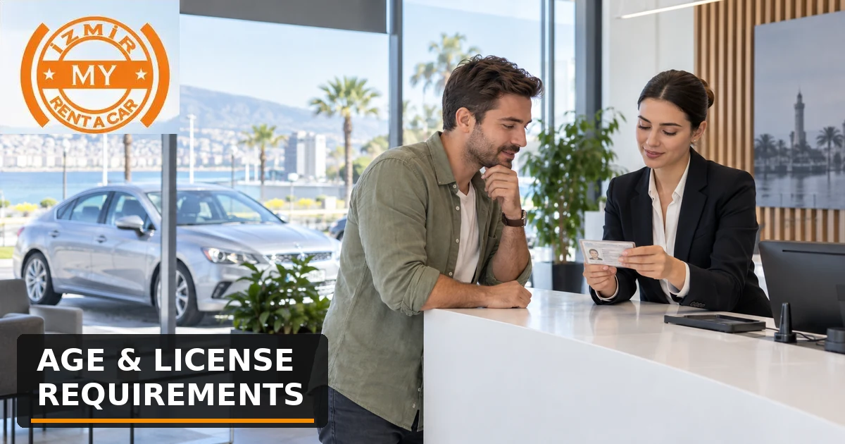 Une employée vérifie le permis de conduire d'un client dans une agence de location de voitures