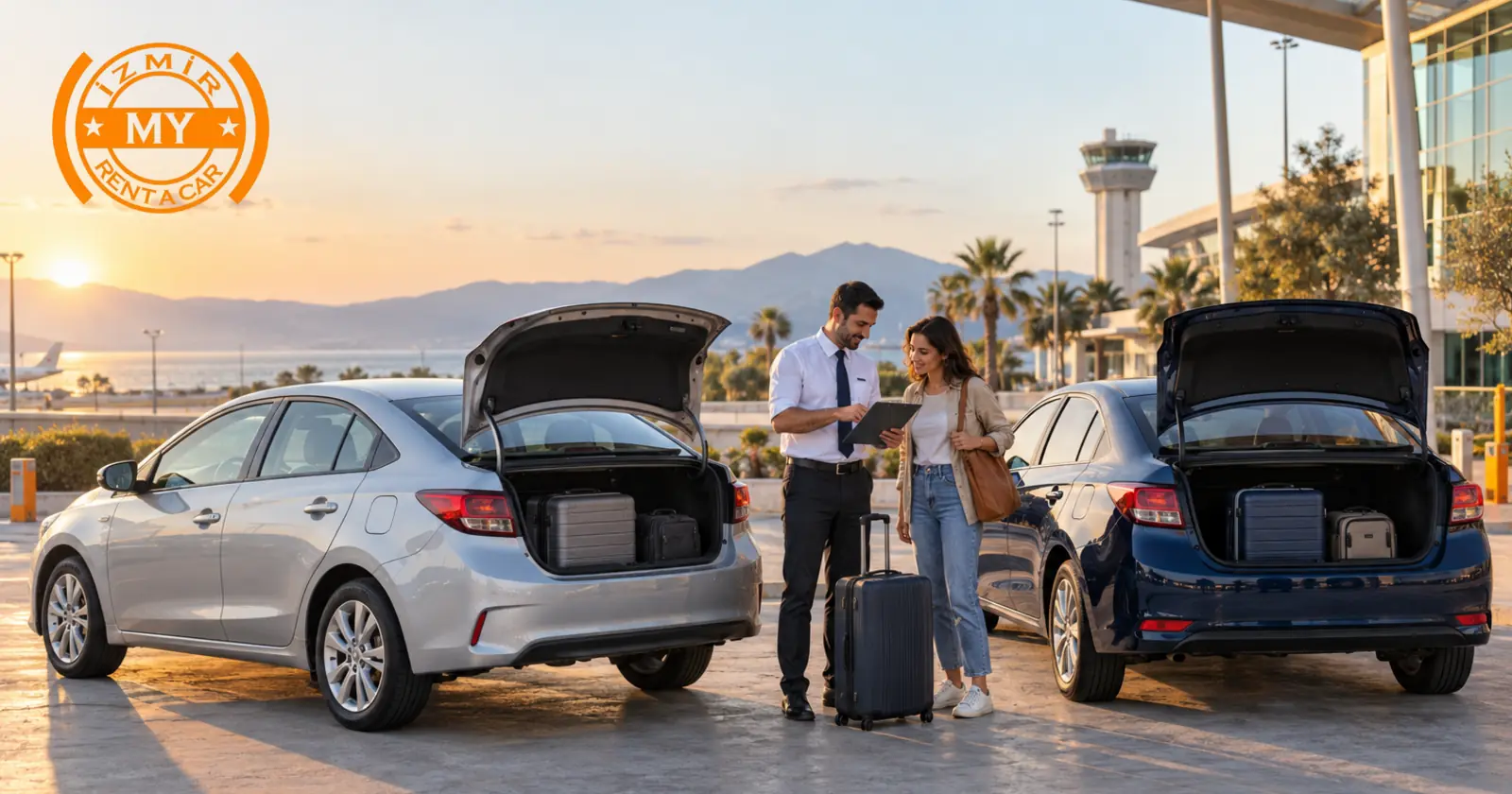Véhicules de la flotte Izmir My Rent A Car illustrant le choix du modèle et d’un véhicule équivalent