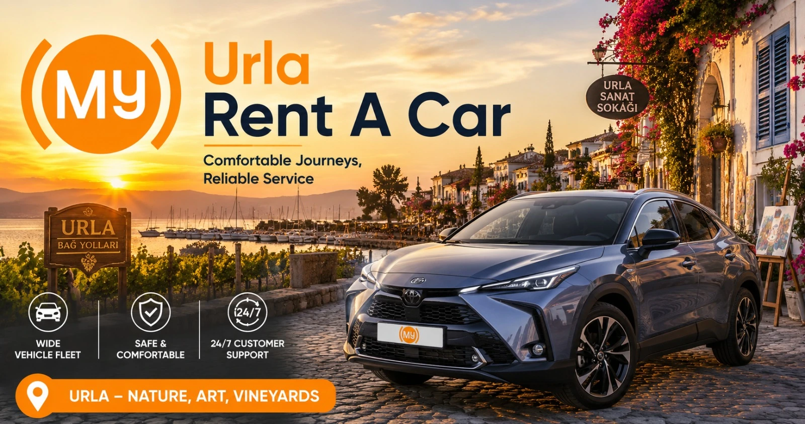 Urla Rent A Car araç kiralama hizmeti İzmir