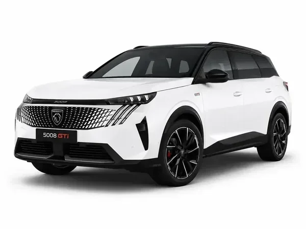 Modèle de voiture de location SUV premium Peugeot 5008 7 places dans la flotte My Rent A Car d'Izmir.